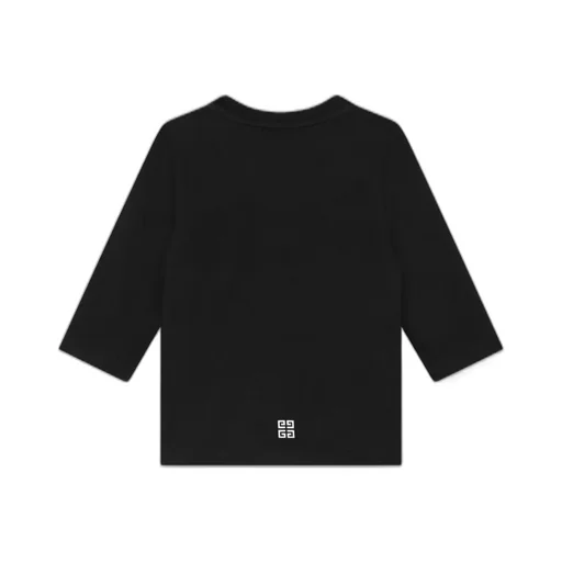 Round Collar And Long-Sleeved T-Shirt