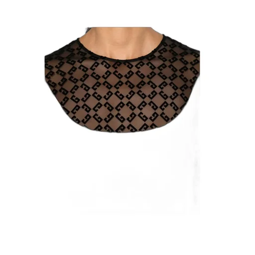 4G Flocked Midi Dress