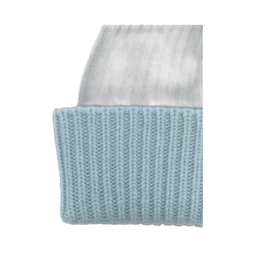 Logo Plaque Knit Beanie