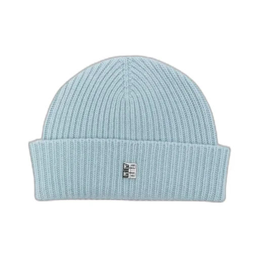 Logo Plaque Knit Beanie