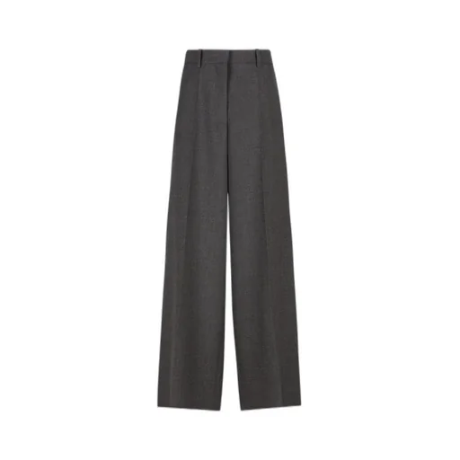 Wide-Leg Tailored Trousers