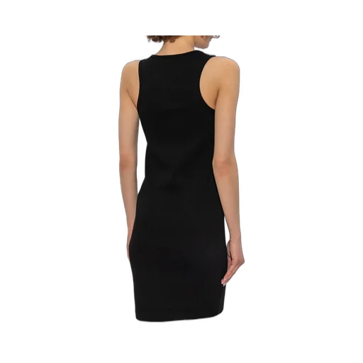 4G Plaque Ribbed-Knit Tank Dress