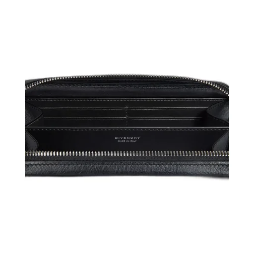 Voyou Wallet With Strap In Grained Leather