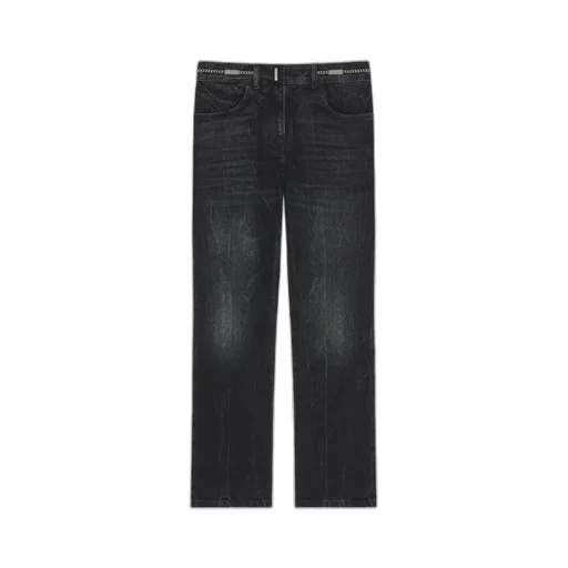 Chain Detailed Bootcut Jeans