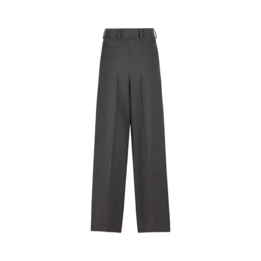 Wide-Leg Tailored Trousers