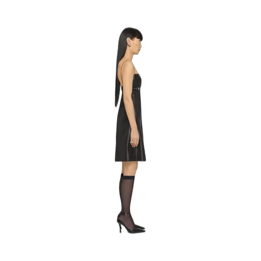 Voyou Leather Mini Dress