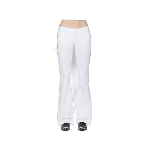 Low-Rise Flared Jeans