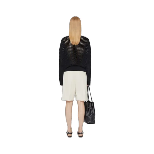 4G Crochet-Knit Oversized Jumper