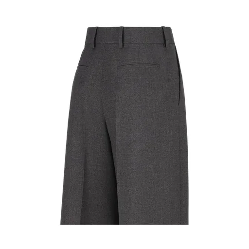 Wide-Leg Tailored Trousers