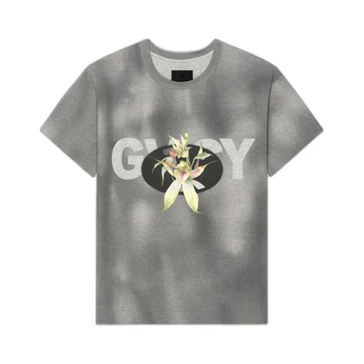 Logo-Print Faded T-Shirt