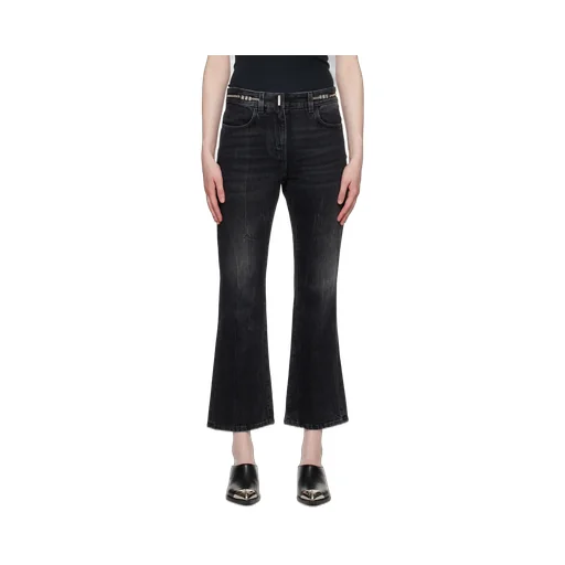Chain Detailed Bootcut Jeans