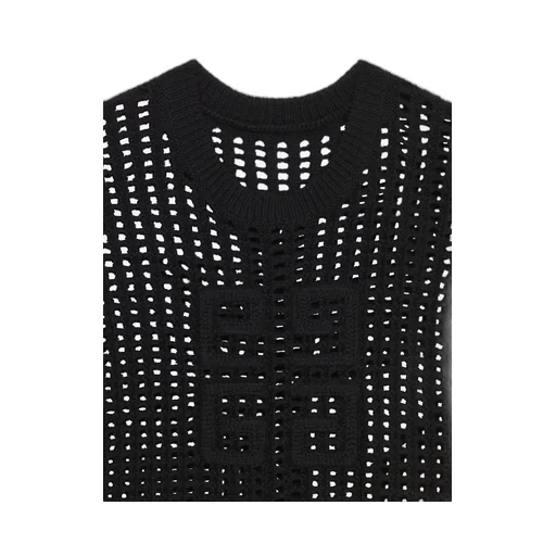 4G Crochet-Knit Oversized Jumper