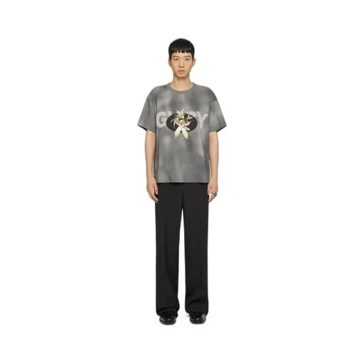 Logo-Print Faded T-Shirt