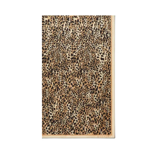 Leopard Print Square Scarf