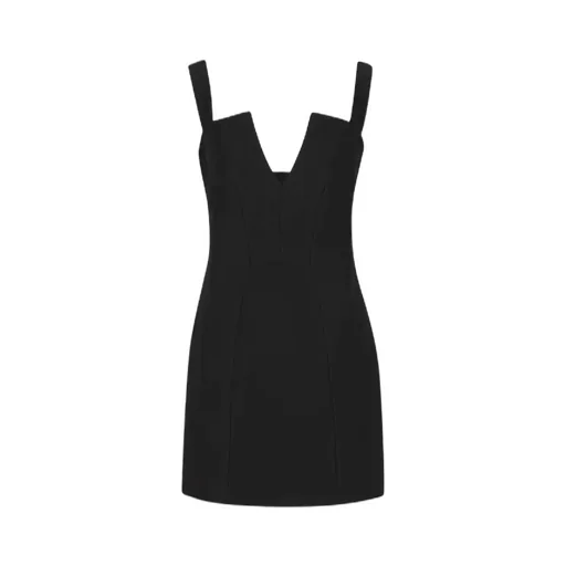 V-Neck Mini Dress