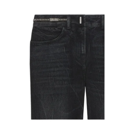 Chain Detailed Bootcut Jeans