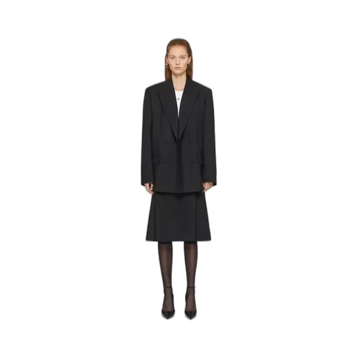 Oversized Double-Breasted Jacket