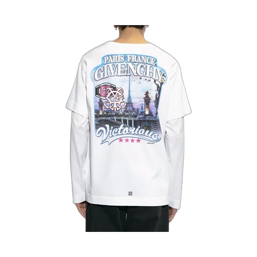 Graphic Printed Long-Sleeve T-Shirt