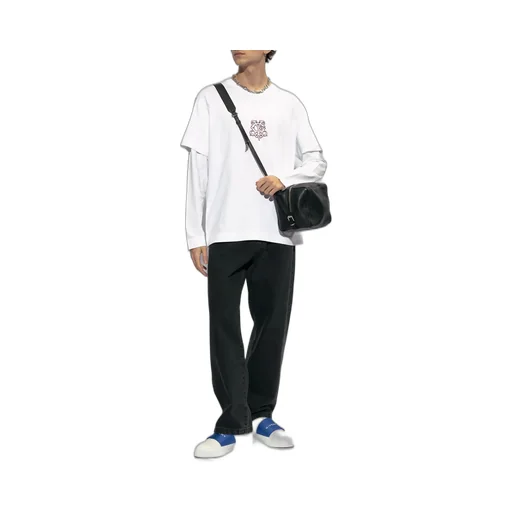 Graphic Printed Long-Sleeve T-Shirt