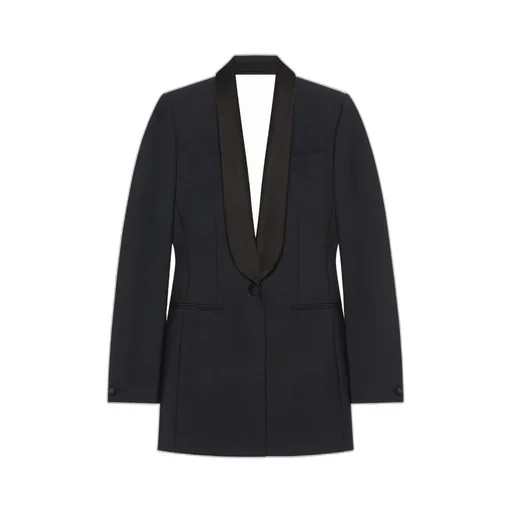 4G Pattern Draped Blazer