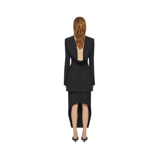 4G Pattern Draped Blazer