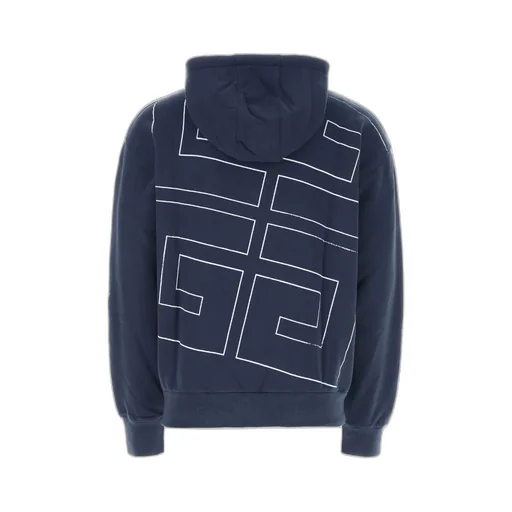Logo Embroidered Drawstring Hoodie