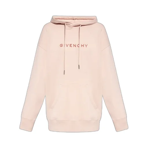 Logo Embroidered Drawstring Hoodie