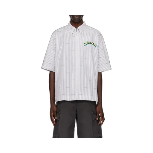 Logo Patch Collared Short-Sleeve Shirt