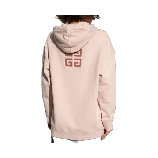 Logo Embroidered Drawstring Hoodie