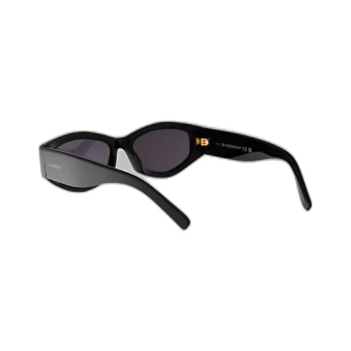 Logo-Print Oval-Frame Sunglasses