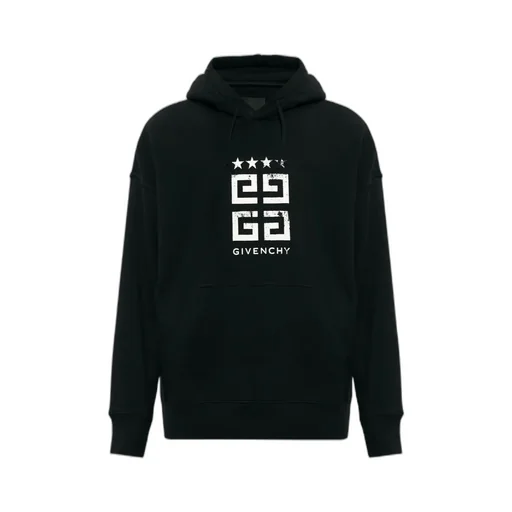 Logo Printed Drawstring Hoodie