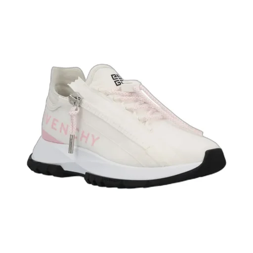 Zip Detailed Lace-Up Sneakers