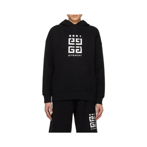 Logo Printed Drawstring Hoodie