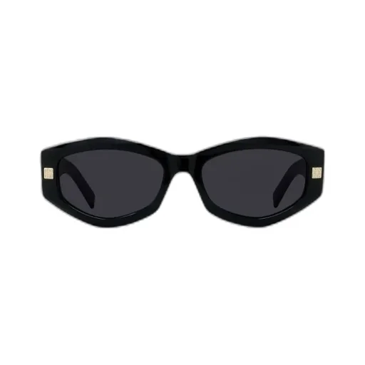 Logo-Print Oval-Frame Sunglasses