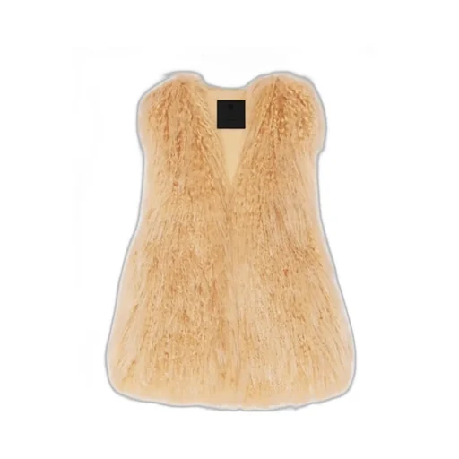 Fur Sleeveless Jacket