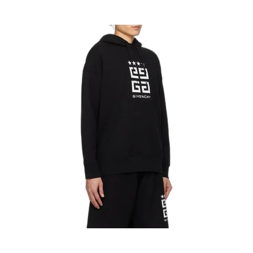 Logo Printed Drawstring Hoodie
