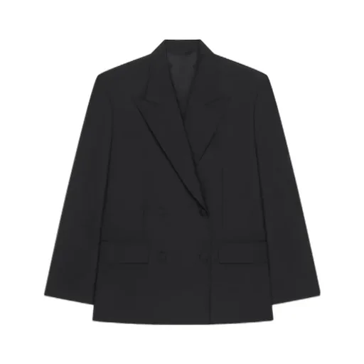 Oversized Double-Breasted Jacket