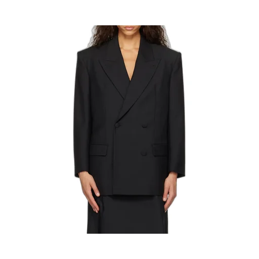 Oversized Double-Breasted Jacket