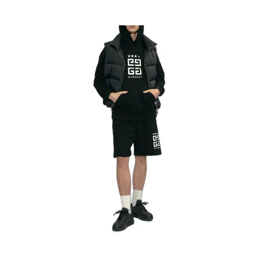 Logo Printed Drawstring Hoodie