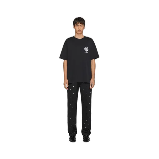 Crest Logo Embroidered T-Shirt