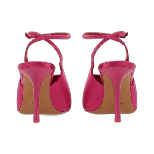 Satin Show Slinback Pumps