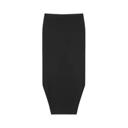 Asymmetric Tailored Pencil Skirt