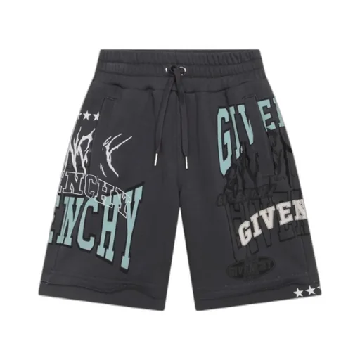 Logo-Print Casual Shorts