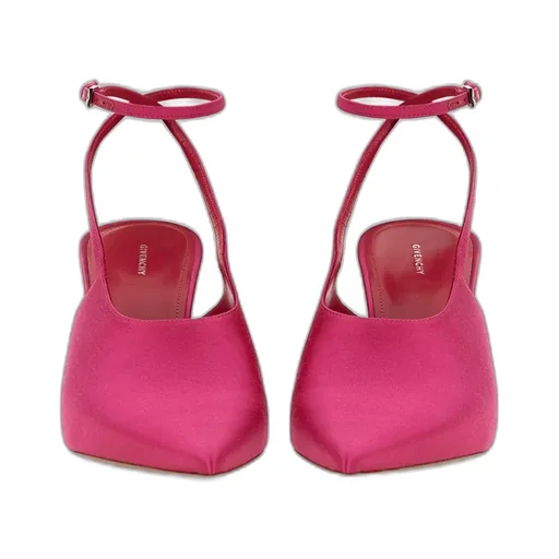 Satin Show Slinback Pumps