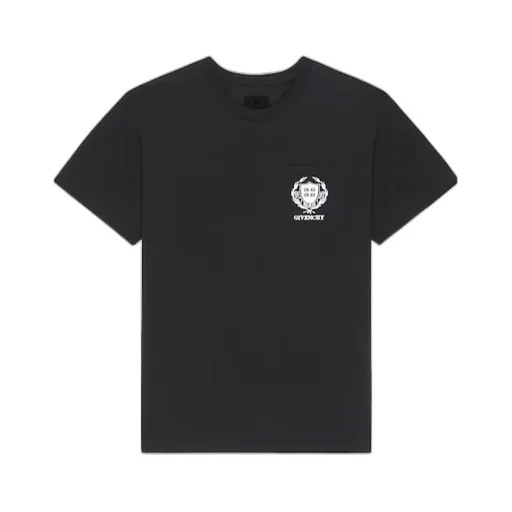 Crest Logo Embroidered T-Shirt