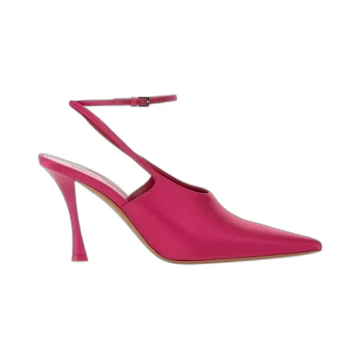 Satin Show Slinback Pumps