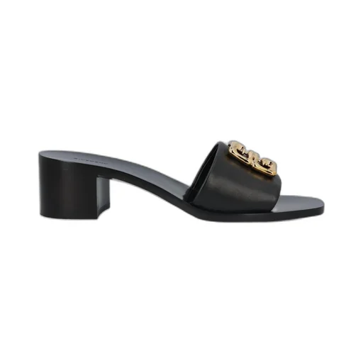 4G Plaque Heeled Sandals
