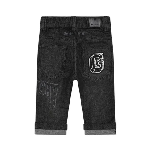 Kids Logo-Patch Straight-Leg Denim Jeans