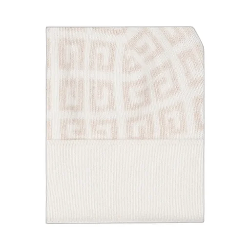 All-Over Logo Embroidered Knitted Beanie