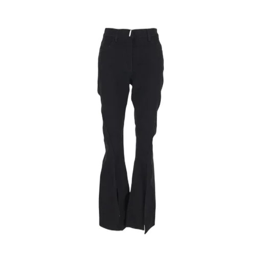 Logo Plaque Flared Jeans